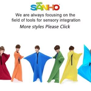 Sanho green sensory sock